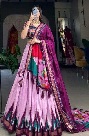 🌸✨ Blossom Boldly – Radiate Charm in Floral Printed Lehengas ✨🌸